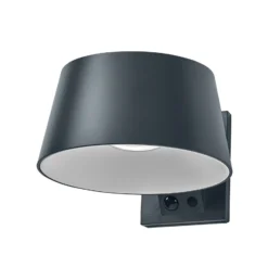 OSRAM Solar-Wandlampe ENDURA STYLE BRELLA, grau, Sensor IP54