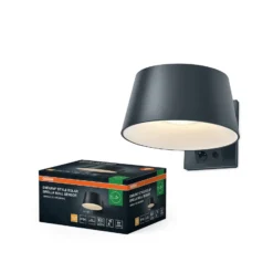 OSRAM Solar-Wandlampe ENDURA STYLE BRELLA, grau, Sensor IP54