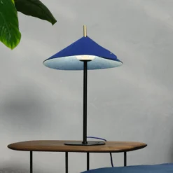 OSRAM Tischleuchte Decor Flip, blau, Filz, G9, verstellbar