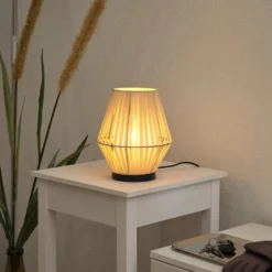 OSRAM Tischleuchte Decor Stripes, beige, Textil, E14