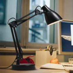 OSRAM Tischleuchte Office Line Desk Pear, schwarz, E27
