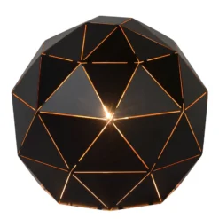Otona - Tischleuchte aus schwarzem Metall