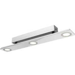 Pano - dreiflammige LED-Deckenleuchte in Metallic