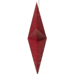 Papierstern Antique, rot