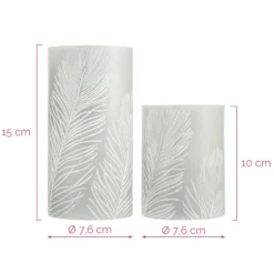 Pauleen Cosy Feather Candle LED-Kerze 2er Set
