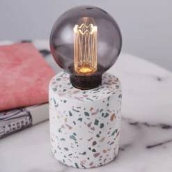 Pauleen Elegant Flare Dekoleuchte Beton Terrazzo