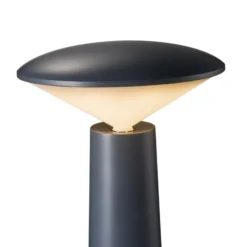 Pauleen LED-Akku-Tischlampe ADORABLE SPARK, grau, 21 cm IP44