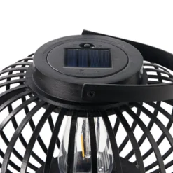 Pauleen LED-Solartischlampe SUNSHINE BLISS schwarz 17cm IP44