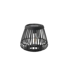 Pauleen LED-Solar-Tischlampe SUNSHINE GLIMMER, schwarz, IP44