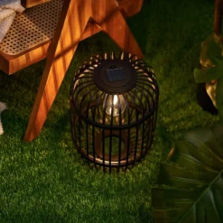 Pauleen LED-Solar-Tischlampe SUNSHINE RAY schwarz 25 cm IP44