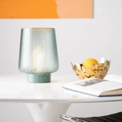 Pauleen Pretty Glamour E27-LED türkis Metallfuß