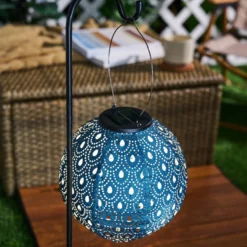 Pauleen Sunshine Charm LED-Solar-Dekoleuchte blau