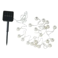 Pauleen Sunshine Glamour Solar-Lichterkette silber