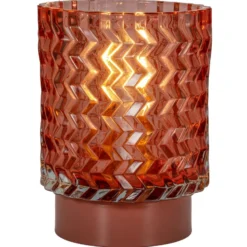 Pauleen Sweet Glamour E14-LED Batterie rot Metall