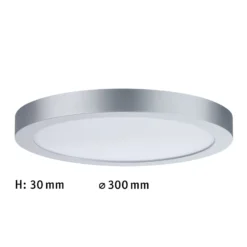 Paulmann Abia LED-Panel Ø 30cm 4.000K chrom