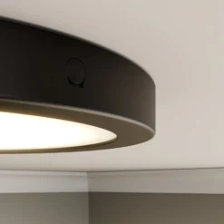 Paulmann Abia LED-Panel Ø 30cm 2.700K schwarz matt