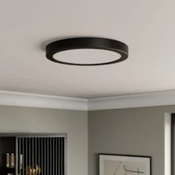 Paulmann Abia LED-Panel Ø 30cm 2.700K schwarz matt