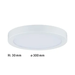 Paulmann Abia LED-Panel Ø 30cm 2.700K weiß matt