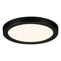 Paulmann Areo LED-Panel rund schwarz 3000K Ø11,8cm