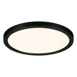Paulmann Areo LED-Panel rund schwarz 3000K Ø17,5cm