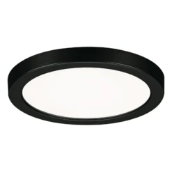 Paulmann Areo LED-Panel rund schwarz 4000K Ø11,8cm