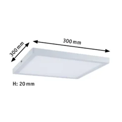 Paulmann Atria Decke 2.700 K 30x30 cm weiß matt