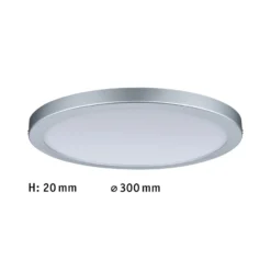 Paulmann Atria LED-Deckenleuchte Ø30cm chrom
