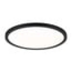 Paulmann Atria Shine LED-Panel schwarz Ø29cm 3000K an/aus