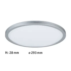 Paulmann Atria Shine Panel on/off chrom 840 Ø29cm