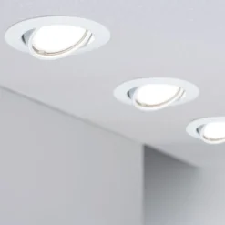 Paulmann Base LED-Einbauspot 3er 3-Step-dim weiß