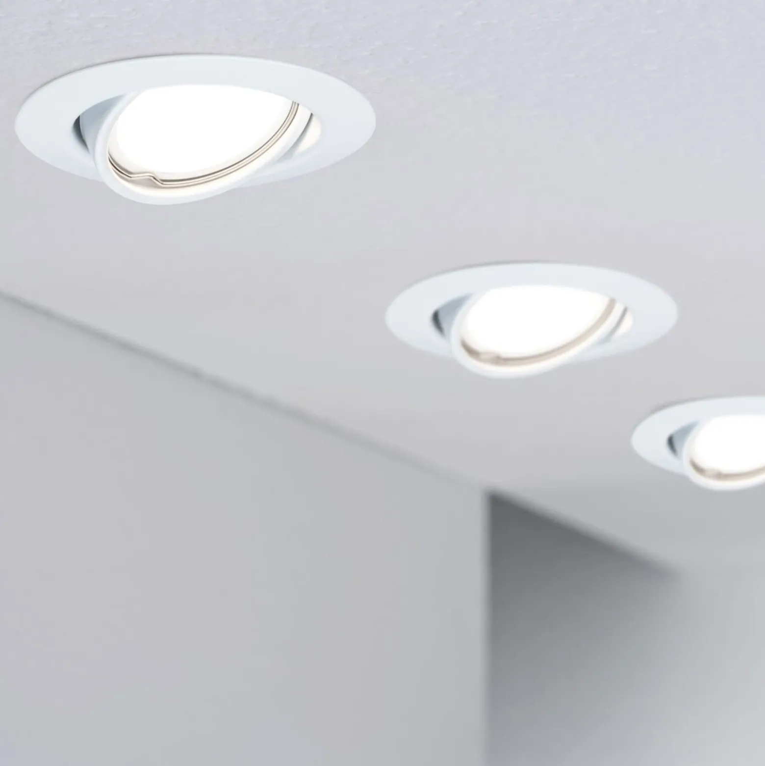 Paulmann Base LED-Einbauspot 3er 3-Step-dim weiß