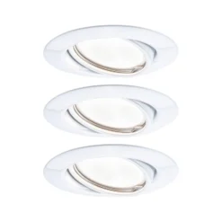 Paulmann Base LED-Einbauspot 3er 3-Step-dim weiß