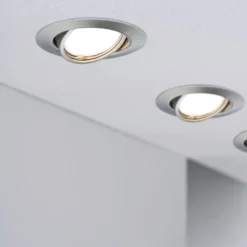 Paulmann Base LED-Einbaustrahler 3er-Set, eisen