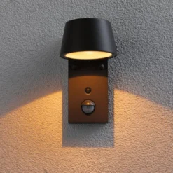 Paulmann Capea LED-Sensor-Außenwandlampe anthrazit Aluminium