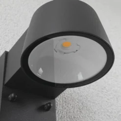 Paulmann Capea LED-Sensor-Außenwandlampe anthrazit Aluminium