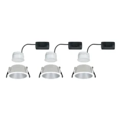 Paulmann Cole LED-Spotlight silber-weiß 3er-Set