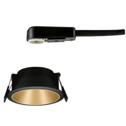 Paulmann Cole Spotlight GU10, schwarz/gold