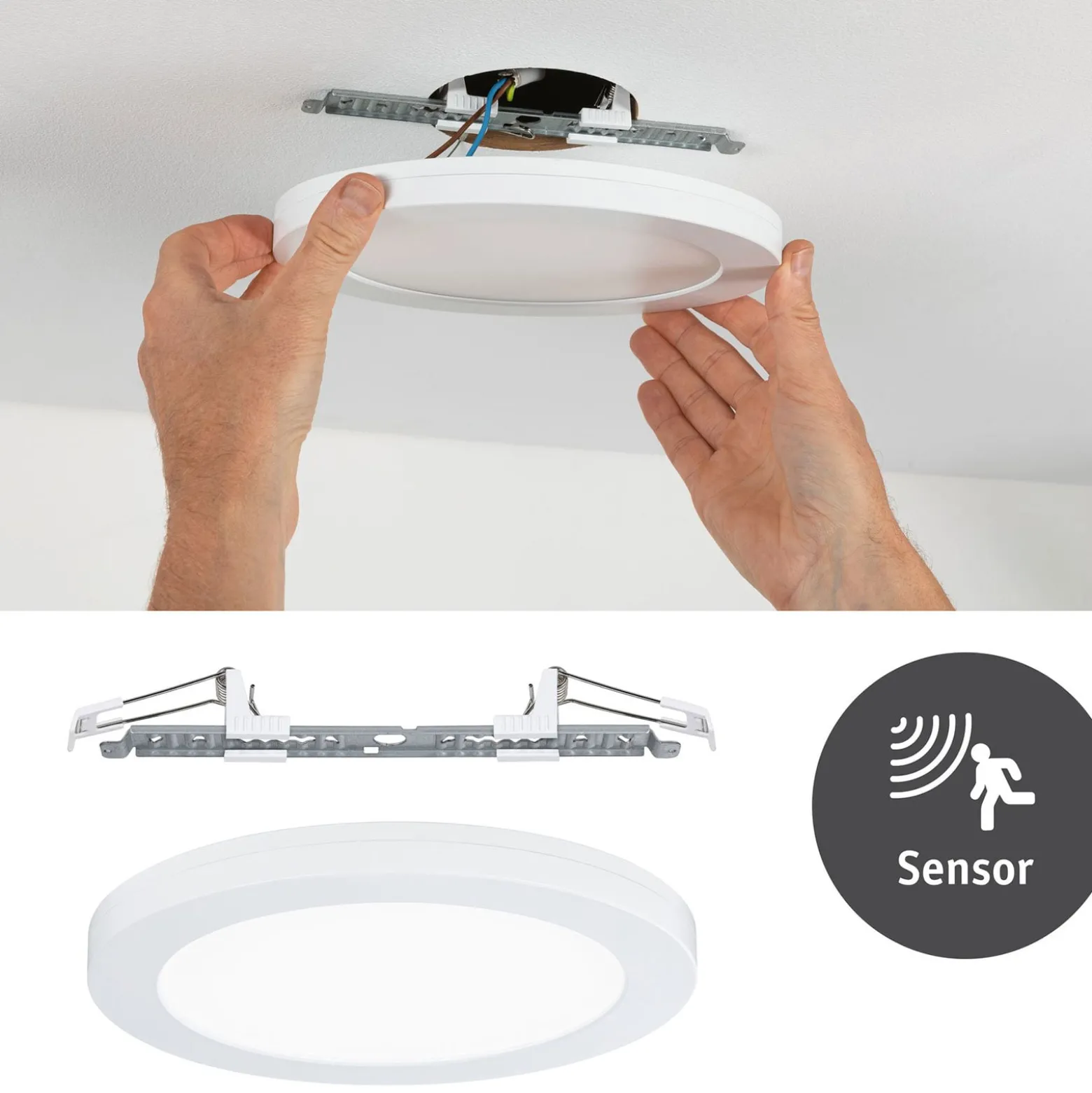 Paulmann Cover it LED-Einbaupanel m. Sensor 22,5cm