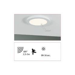 Paulmann Cover it LED-Einbaupanel m. Sensor 22,5cm