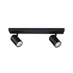 Paulmann Deckenstrahler Zyli schwarz Länge 40 cm 2-flg. IP44
