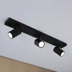 Paulmann Deckenstrahler Zyli schwarz Länge 60 cm 2-flg. IP44