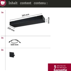 Paulmann Einspeisung Power Box Linion schwarz on/off 230/24V