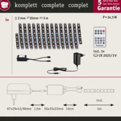 Paulmann EntertainLED LED-Strip, RGB, Set, 5m