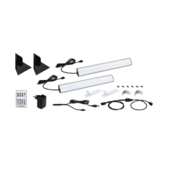 Paulmann 2er-Set EntertainLED Lightbar Dynamic RGB 30cm Fuß