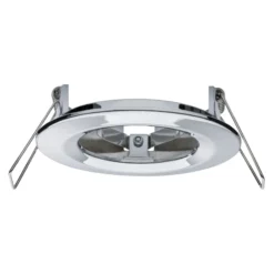 Paulmann 3er Spot Nova rund starr, chrom, IP44, GU10 dimmbar
