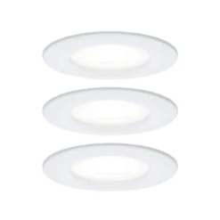 Paulmann 3er Spot Nova rund weiß starr IP44 GU10 4000K