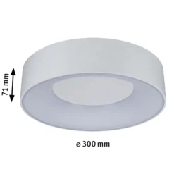 Paulmann HomeSpa Casca LED-Deckenlampe Ø 30cm weiß