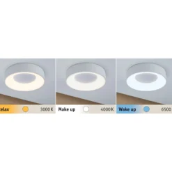 Paulmann HomeSpa Casca LED-Deckenlampe Ø 30cm weiß