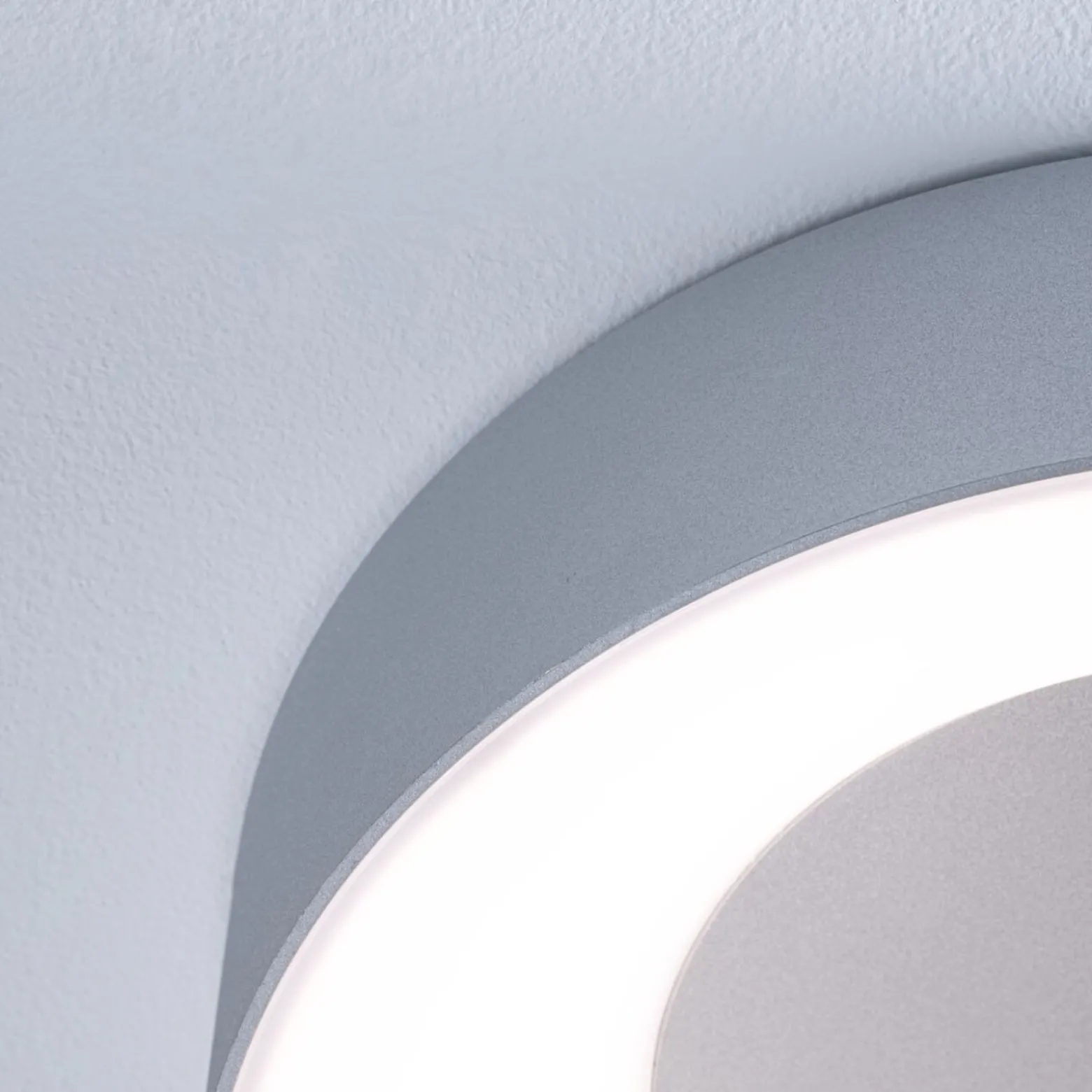 Paulmann HomeSpa Casca LED-Deckenlampe Ø40cm, weiß/Alu, IP44