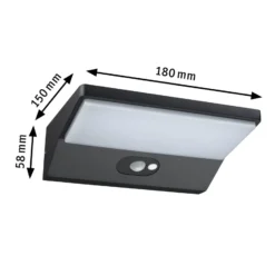Paulmann House LED-Wandleuchte, Sensor Tiefe 15 cm